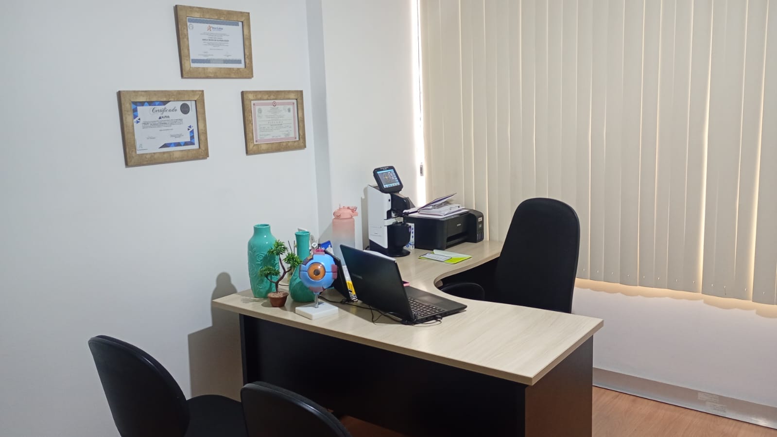 Recepção do consultório